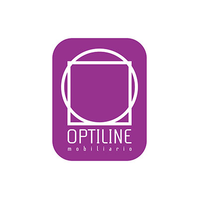 Imagen corporativa Optiline empresa de mobiliario a medida, diseño gráfico de identidad visual Santiago 2023